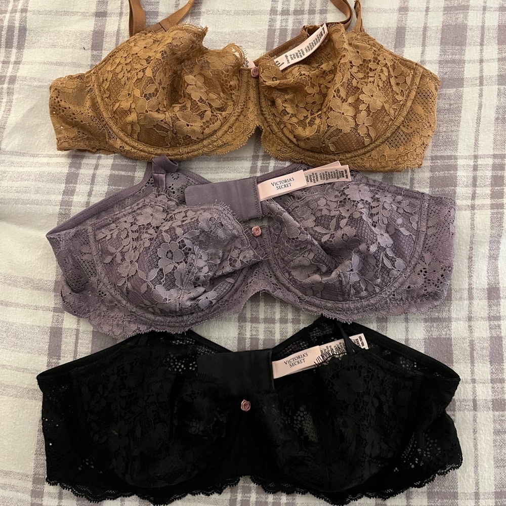Victoria Secret Wicked Unlined Lace Balconette Bra